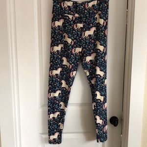 Lularoe unicorn pattern leggings